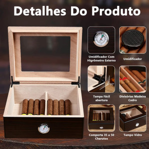 umidor de charutos Paulinia